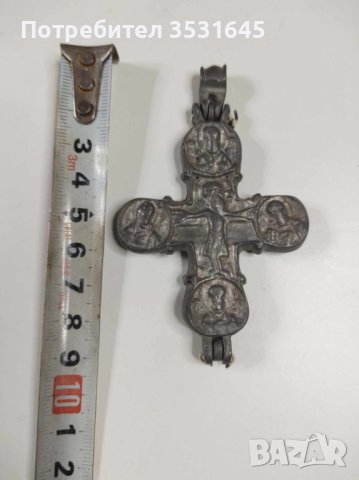 Много стар модел на античен кръст, снимка 3 - Антикварни и старинни предмети - 43023924