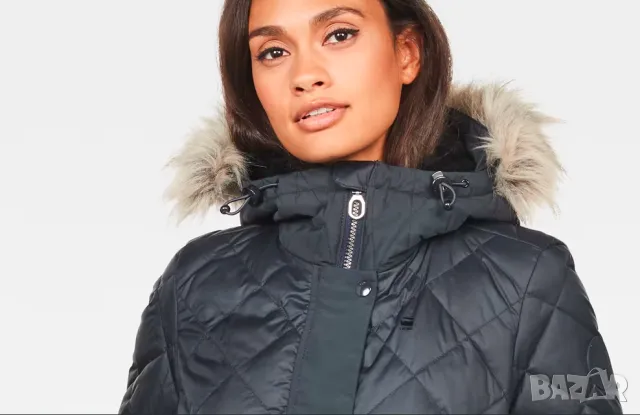 пухено яке  G-Star Raw  HDD Faux Fur Down TLR  размер  -S, снимка 5 - Якета - 48804606