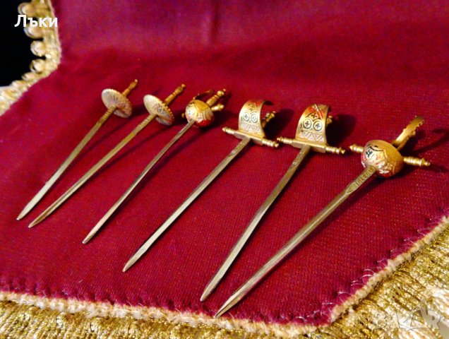  Toledo герб,шпага за хапки,рицар,жезъл,позлата. , снимка 4 - Антикварни и старинни предмети - 33147398