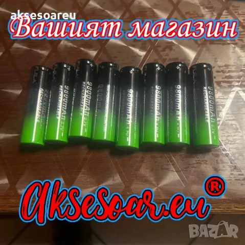 2 бр. нови бързо зареждащи се батерии 18650 с високо качество 9800 mah 3.7V 18650 Li-ion батерия за, снимка 14 - Оригинални батерии - 47692511