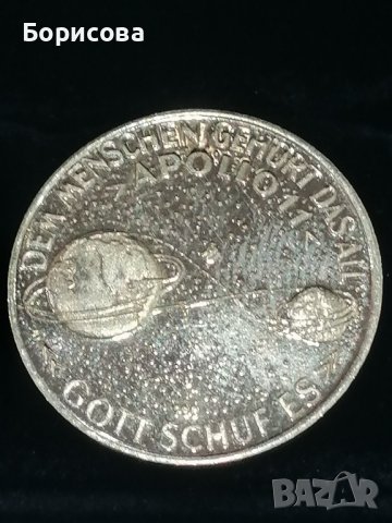 Юбилейна златна монета Apollo 11, снимка 6 - Нумизматика и бонистика - 37382654