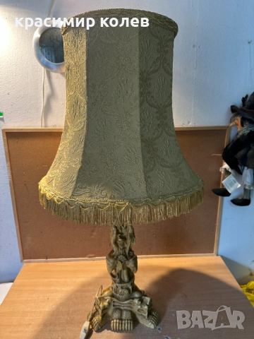 винтидж настолна лампа с богата орнаментика, снимка 10 - Антикварни и старинни предмети - 51990444