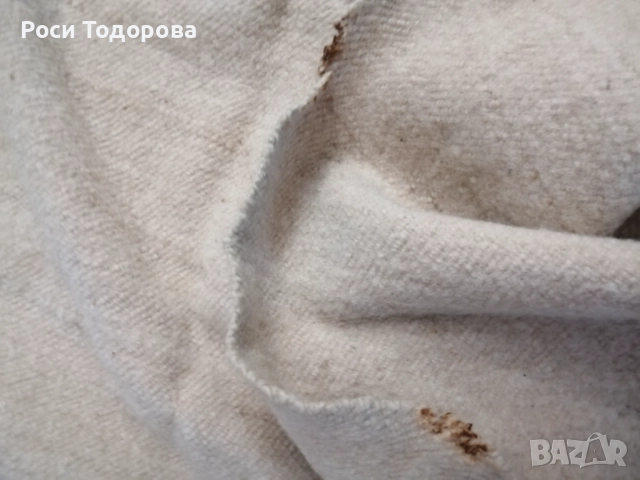 Козяк вълнена черга или одеало, снимка 2 - Килими - 52509274