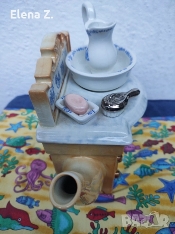 Голям винтидж чайник Paul Cardew - викториански умивалник, снимка 12 - Колекции - 52344653