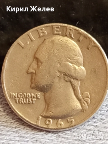 Три монети QUARTER DOLLARS UNITED STATES of AMERICA различни години 51801, снимка 7 - Нумизматика и бонистика - 52388541