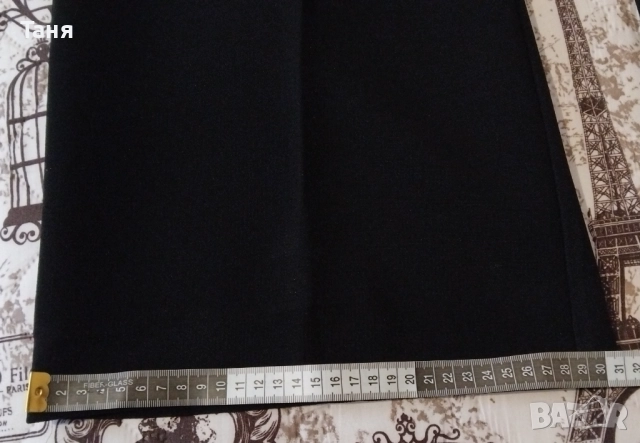 Продавам дамски черен панталон номер 52, снимка 6 - Панталони - 52051903