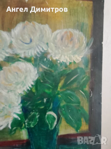 Маслена картина подписана Елина , снимка 8 - Картини - 51165329