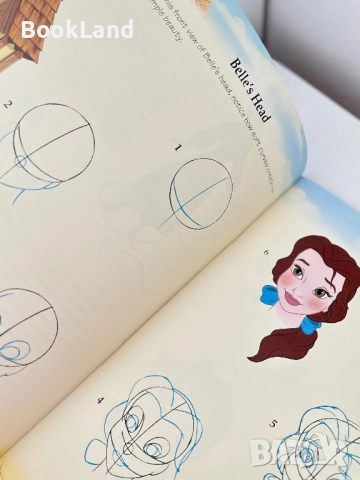 How to draw Beauty and the beast| Disney| Как да нарисуваш Красавицата и звяра , снимка 6 - Други - 51591164