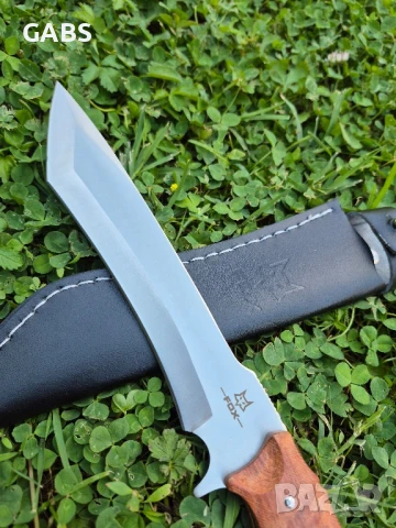 Голям ловен нож FOX в дървена подаръчна кутия, снимка 5 - Ножове - 50466119