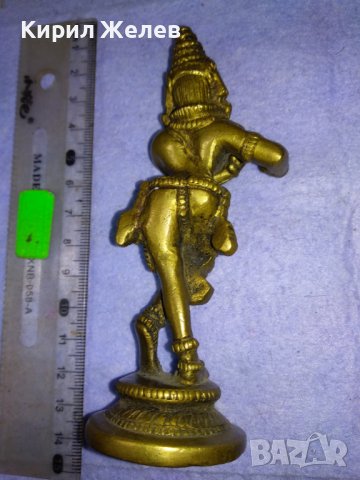 Стара РЯДКА КОЛЕКЦИОНЕРСКА БРОНЗОВА СТАТУЕТКА на ГАНЕША ИНДИЯ МАЙСТОРСКА ТРАДИЦИОННА ИЗРАБОТКА 41401, снимка 13 - Колекции - 43891622