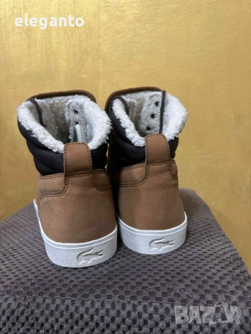 Мъжки кожени зимно обувки LACOSTE Orelle Put 2 Honey , 46 размер, снимка 7 - Други - 53134879