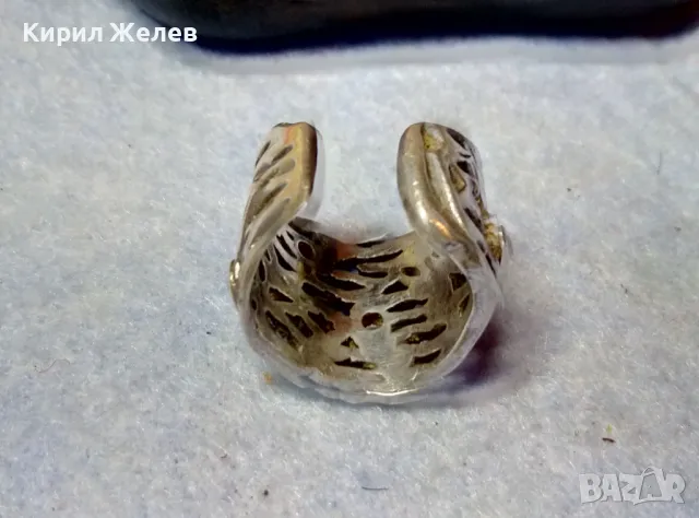 ШИКОЗЕН АЖУРЕН РЕГУЛИРУЕМ СКЪПОЦЕНЕН СРЕБЪРЕН ПРЪСТЕН СРЕБРО 925 с ФАСЕТИРАНИ БЛЕСТЯЩИ ЦИРКОНИ 49936, снимка 11 - Пръстени - 49294785