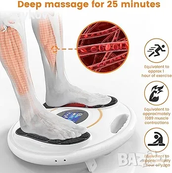 Стимулатор на кръвообращението Creliver за тежки крака, EMS и TENS Масажор за нервни мускули, снимка 2 - Други стоки за дома - 49753786