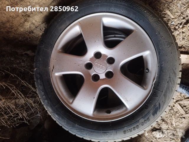 Джанти за audi 5x100 16", снимка 2 - Гуми и джанти - 53392119