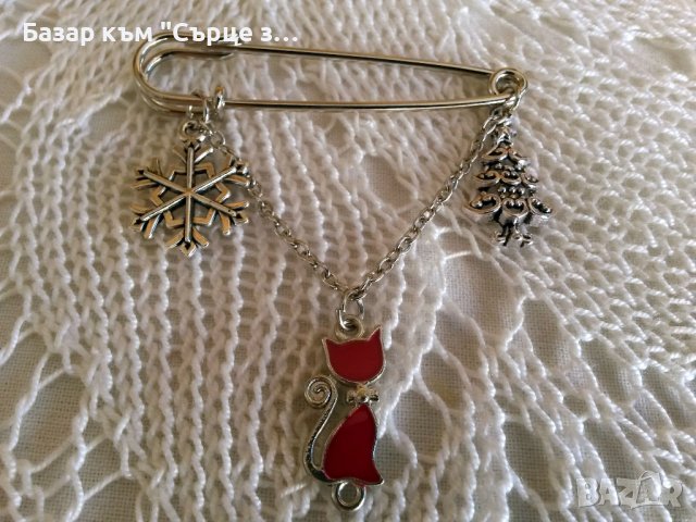 Коледни гривни, игли, ключодържатели, колиета, обици, снимка 7 - Колиета, медальони, синджири - 43095778