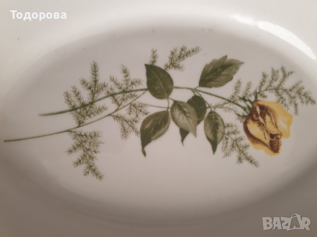 Комплект елипсовдни чинии-Дянко Стефанов., снимка 2 - Сервизи - 36612788