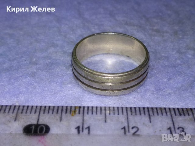 Стар СРЕБЪРЕН СТИЛНО ОРНАМЕНТИРАН ПРЪСТЕН ВИСОКА ПРОБА СРЕБРО Тип ХАЛКА 40117, снимка 8 - Антикварни и старинни предмети - 43226964