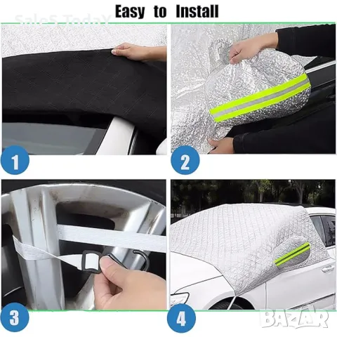 Сенник Термо за Предно Стъкло PA287 145х230СМ, снимка 3 - Аксесоари и консумативи - 48516246