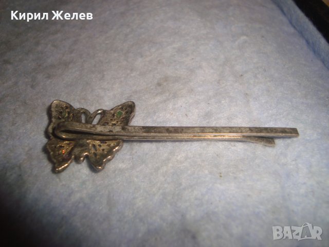 КРАСИВА АЖУРНА БЕЛ ЕПОК СТИЛ ПОСРЕБРЕНА ФИГУРАЛНА ФИБА - ПЕПЕРУДА 27630, снимка 3 - Други - 37719677