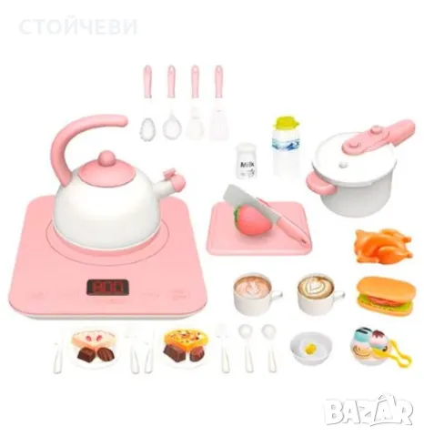 Комплект кухненски играчки за деца 42 части, снимка 3 - Играчки за стая - 48649473