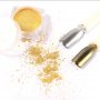 Пигмент за метален ефект Златно/Сребърно + Апликатор 10гр., снимка 4