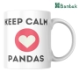 Чаша ,,Keep calm and love pandas”, снимка 3
