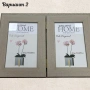 Двойна дървена рамка за снимки тип книга за снимка размер 10х15см, снимка 2