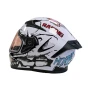 Каска за мотор, Шлем+ слюда, 4 размера, White, снимка 8