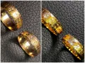Златни халки негравирани zlaten prasten gold 585 14 карата пръстен, снимка 8