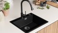 Кухненска Мивка от гранит модел Осло XL 500 x 580 mm - Графит, снимка 6