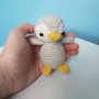 Ръчно плетено пингвинче, амигуруми играчка, снимка 4