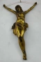 Голямо бронзово разпятие за стена, снимка 9