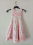 Детска лятна рокля (бяло и розово)