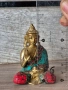 Буда от бронз и корали, уникат, снимка 5