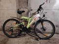 26 цола алуминиев велосипед с 21 скорости усилени капли амортисьори предни и задни като нов , снимка 2