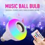 СУПЕР ХИТ Bluetooth колона LED RGB диско лампа крушка музика
