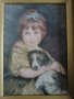 Вилер Гоблен Момичето с куче, снимка 2