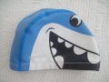 Детска шапка за плуване - 6-7-8 г., снимка 1 - Шапки, шалове и ръкавици - 43330196