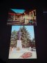 Две стари картички Банско паметника на Никола Вапцаров, Рилски манастир 41652, снимка 1 - Колекции - 43100204