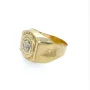Златен мъжки пръстен 5,00гр. размер:69 14кр. проба:585 модел:27051-5, снимка 2