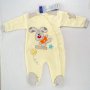 Бебешки памучен ромпър в жълто марка Ewa collection