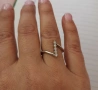 Елегантен сребърен пръстен - модел R037A, снимка 4