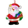 5296 Светеща коледна украса за стена Дядо Коледа Елха Снежко, 19 см, снимка 4