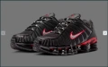 Nike Shox TL Мъжки Маратонки С Кутия👟Мъжки Спортни Обувки Черно и Червено Код S411, снимка 5