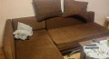 Холов разтегателен диван , снимка 1 - Дивани и мека мебел - 43421749