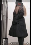 Дамско дълго Черно зимно яке , снимка 3