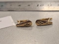Златни обеци 1,34гр, снимка 1