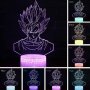 3D аниме лампа с Shen- мулти цветове, снимка 1 - Статуетки - 43460353