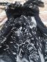 Нова лятна рокля черно с бяло/сиво M размер на връзки с подплата, снимка 4