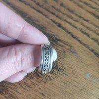 Сребърен пръстен халка (100), снимка 1 - Пръстени - 39715716